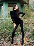 Silk dance VIP no.414 the temptation of beautiful black silk pants(5)